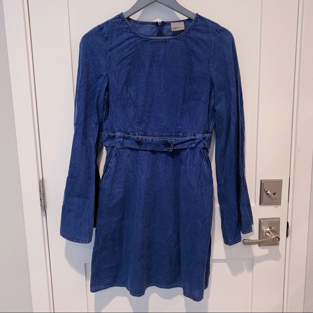 VERO MODA Blue Wide Sleeves Dress